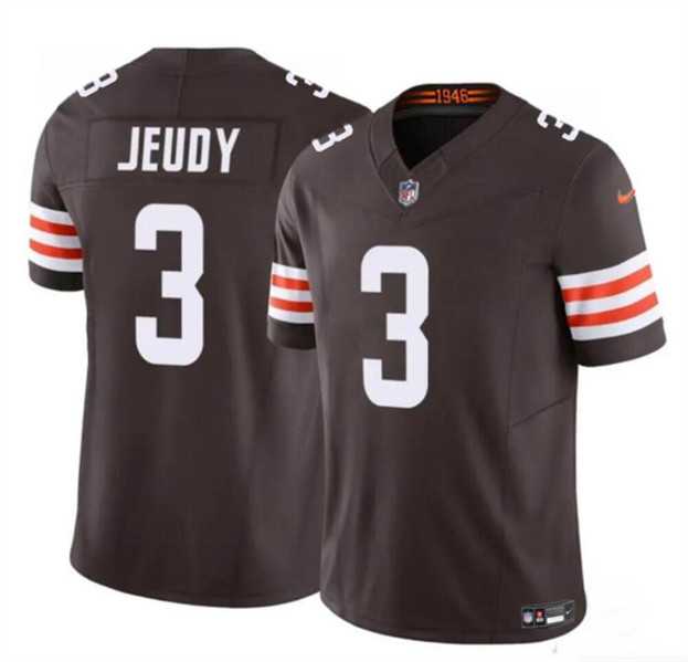 Men & Women & Youth Cleveland Browns #3 Jerry Jeudy Brown 2023 F.U.S.E. Vapor Limited Football Stitched Jersey,We sell and wholesale Men & Women & Youth Cleveland Browns #3 Jerry Jeudy Brown 2023 F.U.S.E. Vapor Limited Football Stitched Jersey on line form chian!